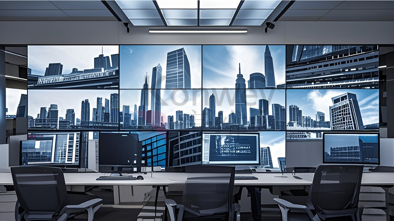 康維偉業(yè)拼接屏：深圳某大廈監(jiān)控室的智能之眼