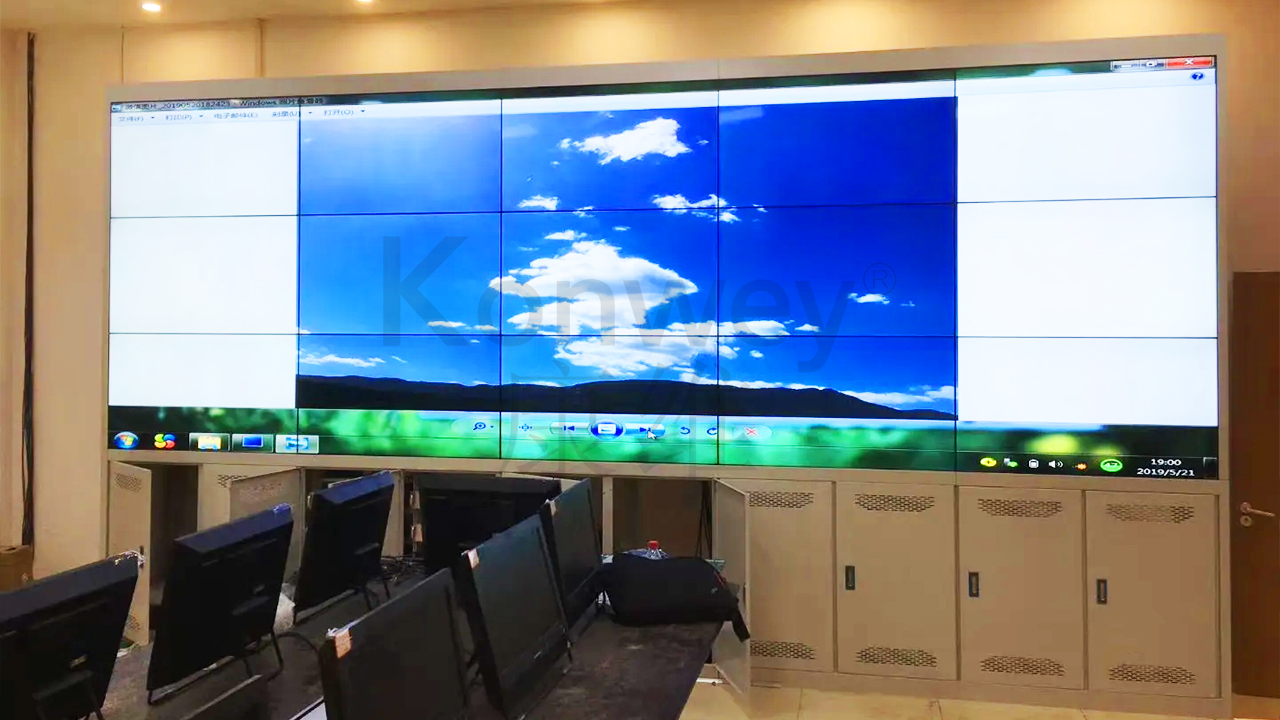 康維偉業(yè) LCD 拼接屏：點(diǎn)亮深圳監(jiān)控新視界