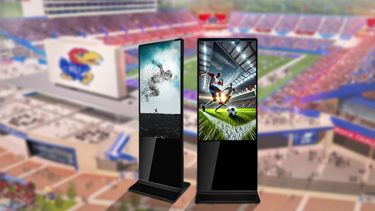 體育場館和運動場館的 LCD 數(shù)字標(biāo)牌