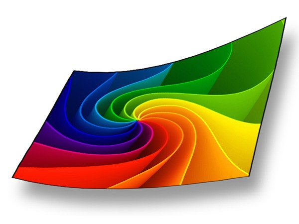 55寸曲面液晶拼接屏 曲率R=6000