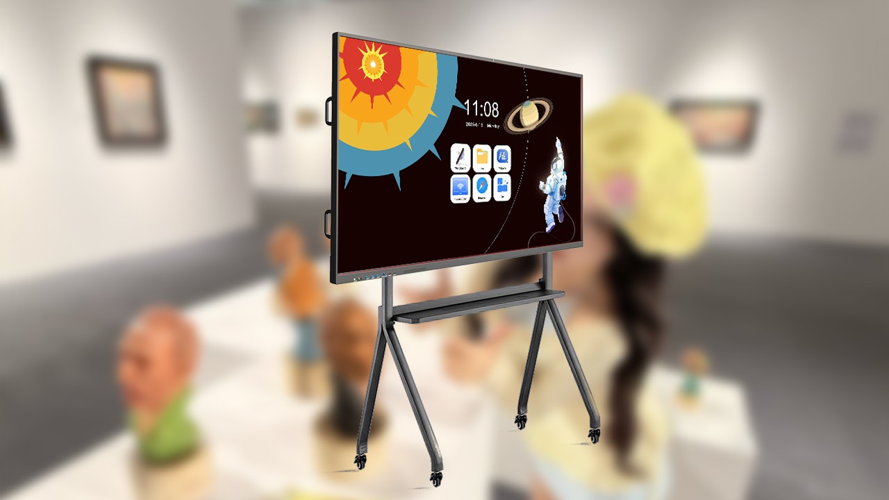 交互體驗(yàn)升級(jí)觀展感受：康維偉業(yè)會(huì)議機(jī)助力福田繪畫(huà)展傳遞藝術(shù)內(nèi)涵