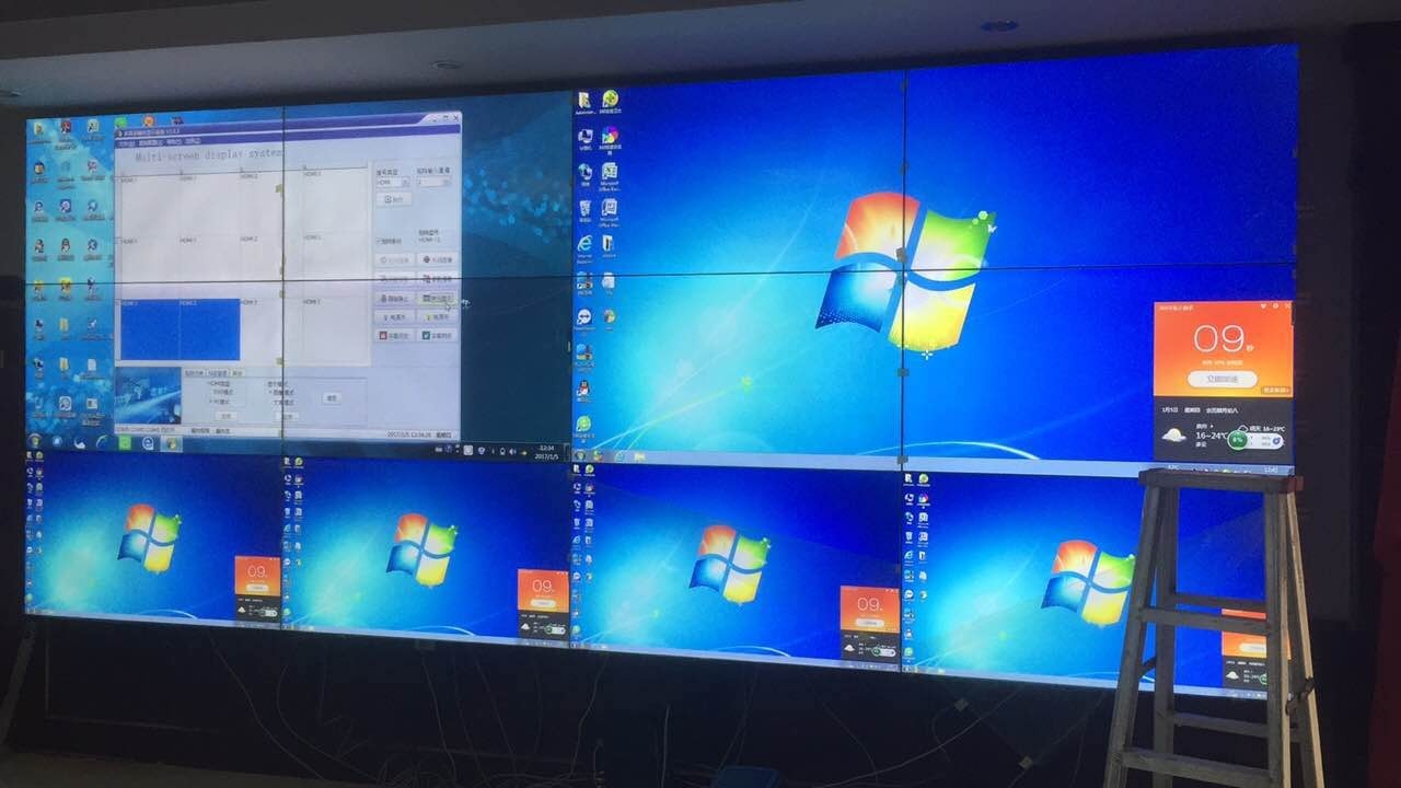 福建泉州通海運集團安裝液晶拼接屏案例