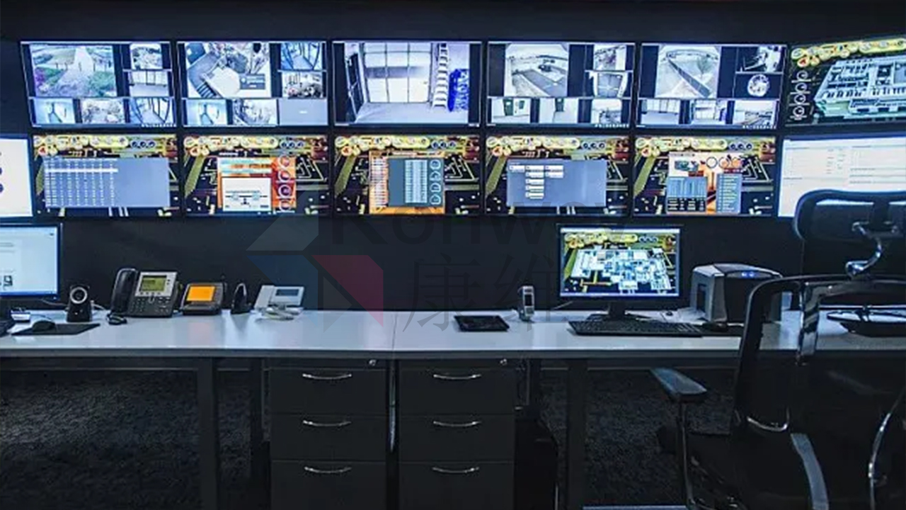 深圳某中學(xué)監(jiān)控室 3×3 拼接屏安裝規(guī)劃設(shè)計(jì)