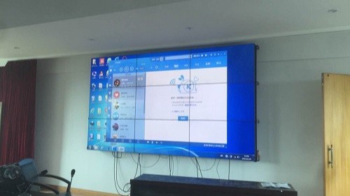 湖南岳陽(yáng)市農(nóng)科所安裝46寸液晶拼接屏工程案例