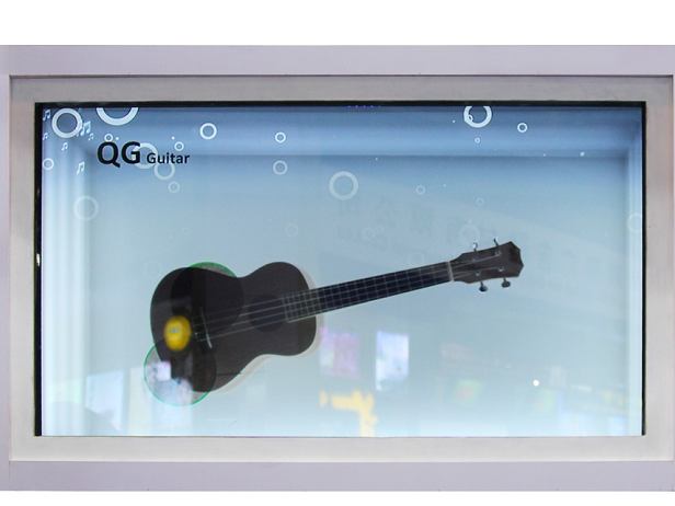 85寸觸摸透明液晶屏展示柜